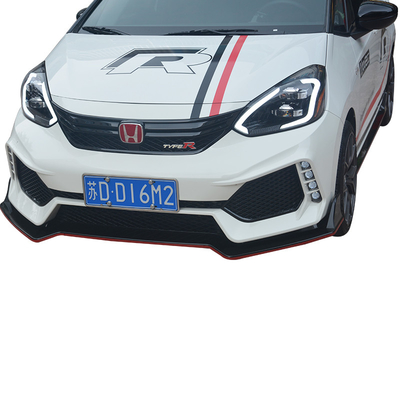 2018 2019 Honda FIT JAZZ مات سپر جلوی سپر لبه بدنه کیت پوشش اسپویلر 3 عدد